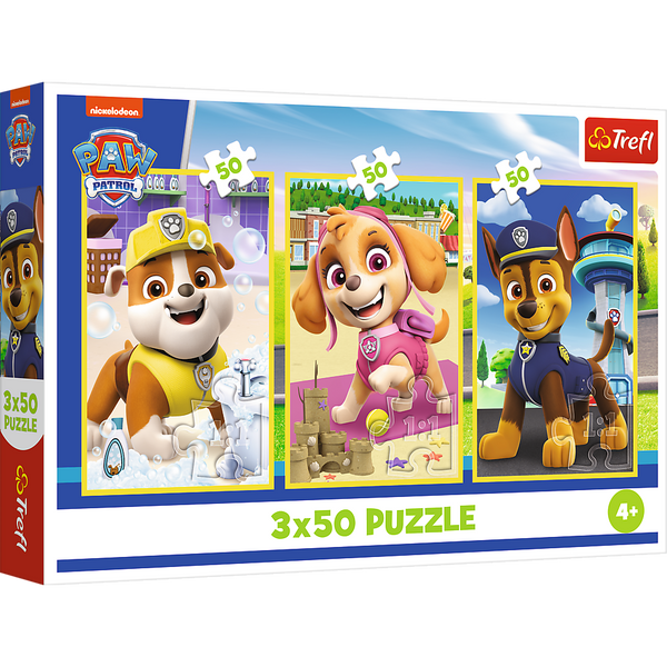 Puzzle - 3x50 - Nasze pieski - Psi Patrol - Trefl 34878
