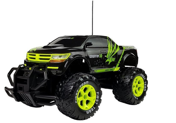 Ogromny Jeep Rampage R/C Czarny MONSTER TRUCK 