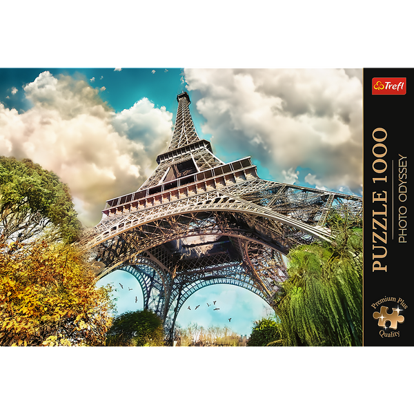 Puzzle - 1000 Premium Plus - Wieża Eiffel w Paryżu - Francja - Trefl 10815
