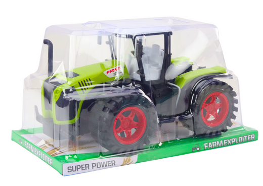 Traktor Farmerski Duży Napęd Frykcyjny Zielony Pojazd Rolniczy