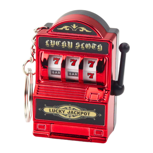 Brelok Mini Maszyna Kasynowa Slot Automat Ruchomy Drążek Mix Kolor