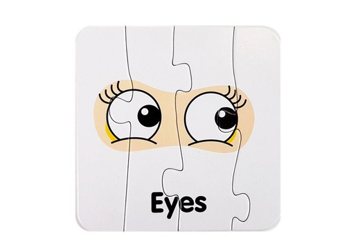 Puzzle Edukacyjne Układanka Części Ciała 10 Połączeń  Angielski 