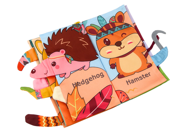 Miękka Książeczka Edukacyjna Szeleszcząca Zwierzęta Leśne 