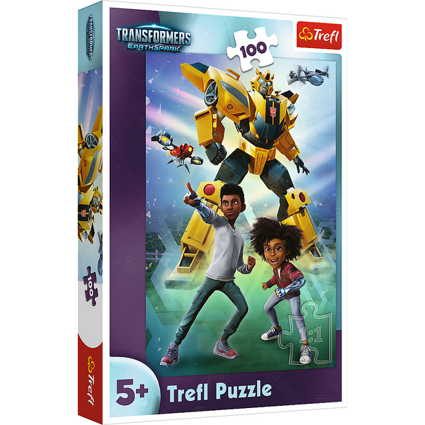 Puzzle - 100 - Drużyna Transformers - Trefl 16457