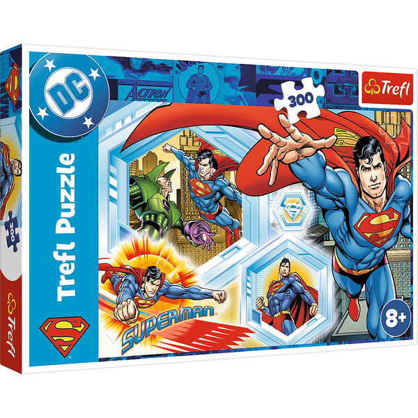 Puzzle - 300 - Niezniszczalny Superman - Warner Superman - Trefl 23032 