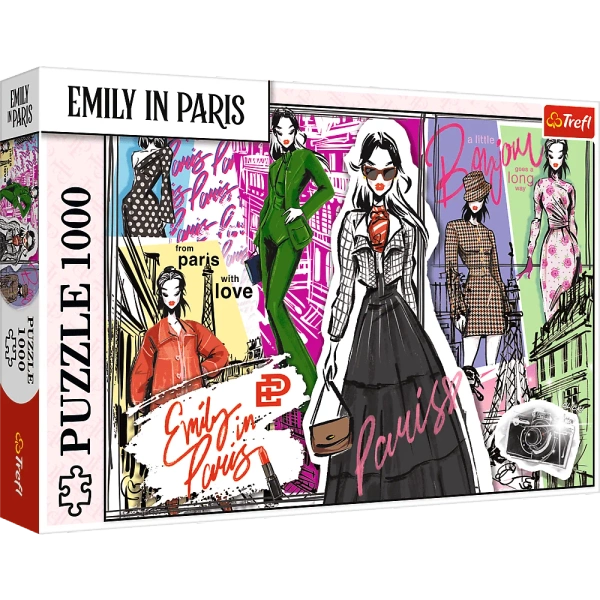 Puzzle - 1000 - Emily w Paryżu: Modowe Inspiracje - Trefl 10967