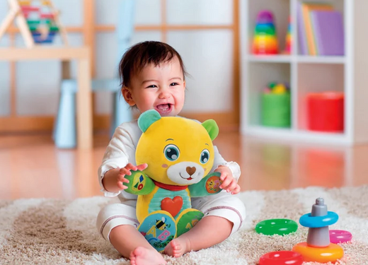 Kolorowy Interaktywny Misiek Lelek Język Polski Clementoni 50939