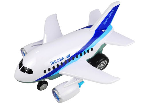 Duży Samolot Boeing Airplane Światło Dźwięk 33 cm