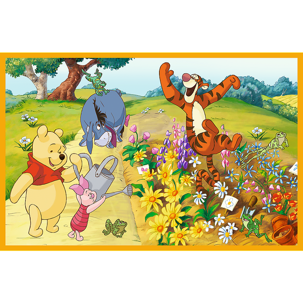 Puzzle - 2x24 - Dzień w ogrodzie - Disney Winnie the Pooh Trefl 34436