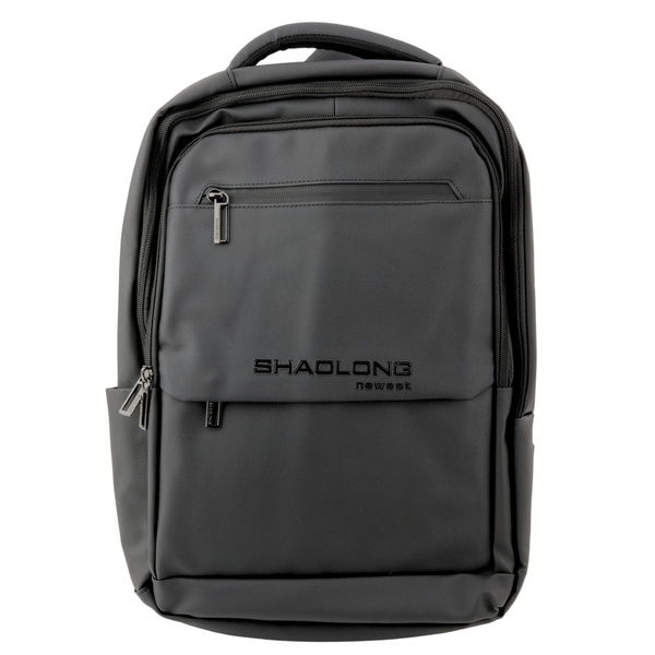 Plecak Miejski Biznesowy USB Kieszeń Na Laptopa Czarny 16L 41cm