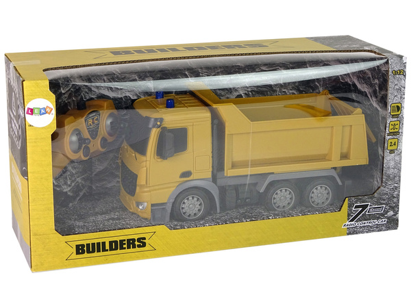 Wywrotka Pojazd Budowlany Budowa 2.4G R/C Żółta 1:12 Pilot 