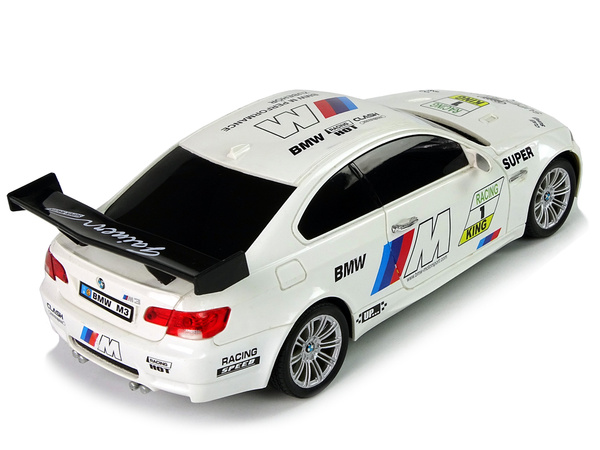 Auto Sportowe R/C 1:18 BMW- M3 Biały 2.4 G Światła 