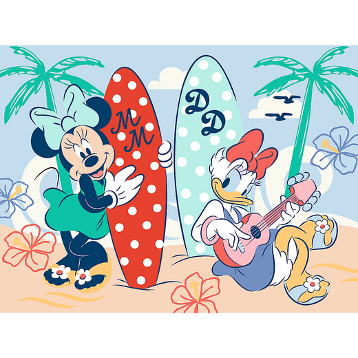 Puzzle - 30 - Kolorowa Minnie - Disney - Trefl 18302