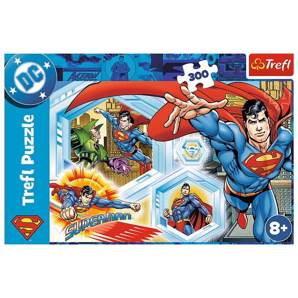 Puzzle - 300 - Niezniszczalny Superman - Warner Superman - Trefl 23032 