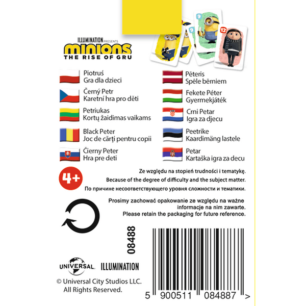 Karty Piotruś - Minionki 08488