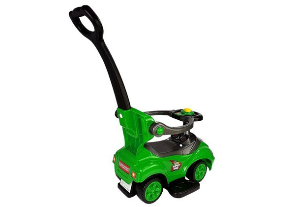 Jeździk z Pchaczem Mega Car 3w1 Zielony 