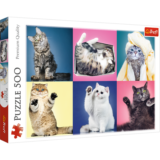 Puzzle - 500 - Kociaki - Trefl 37377