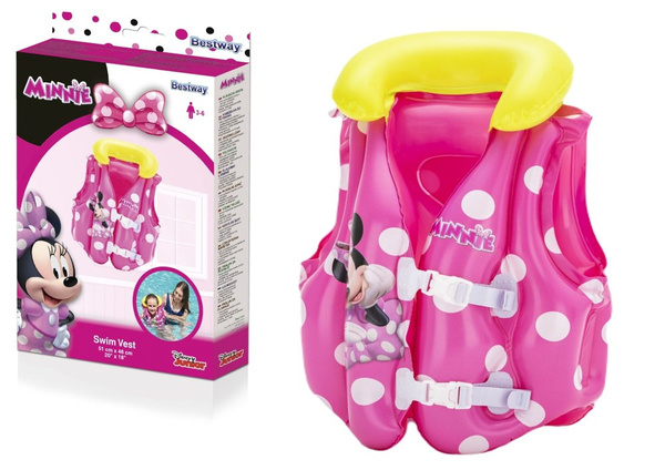 Kamizelka Do Nauki Pływania Myszka Minnie 51 x 46 cm Bestway 91070
