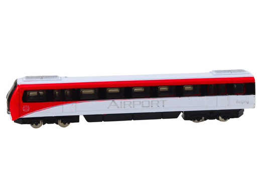 Model Kolekcjonerski Pociąg Czerwono-Biały 1:48 Metalowy 