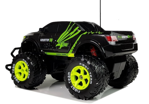 Ogromny Jeep Rampage R/C Czarny MONSTER TRUCK 