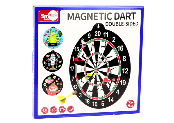  Dwustronna Tarcza Magnetyczna Rakieta Rzutki 6Szt