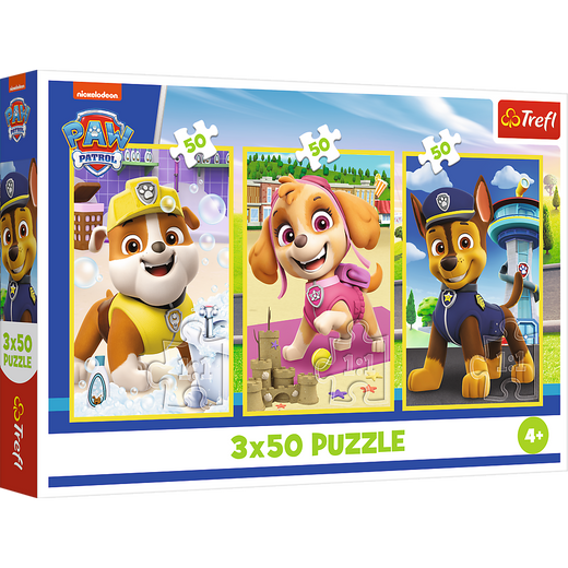 Puzzle - 3x50 - Nasze pieski - Psi Patrol - Trefl 34878
