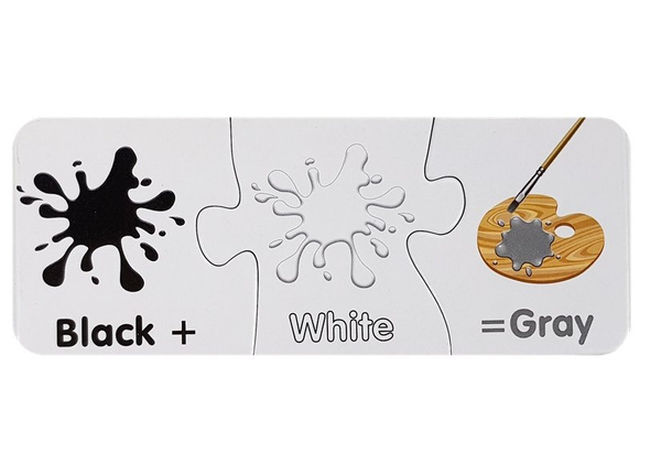 Puzzle Edukacyjne Kolory Po Angielsku 10 Połączeń 