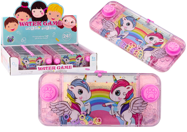 Gra Wodna Konsola Zręcznościowa Różowa Mini Jednorożce Pad Konsola