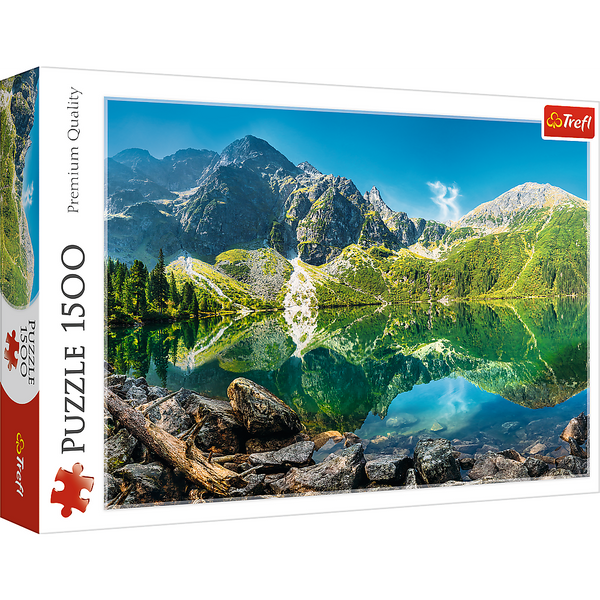 Puzzle -1500- Jezioro Morskie Oko, Tatry, Polska 26167