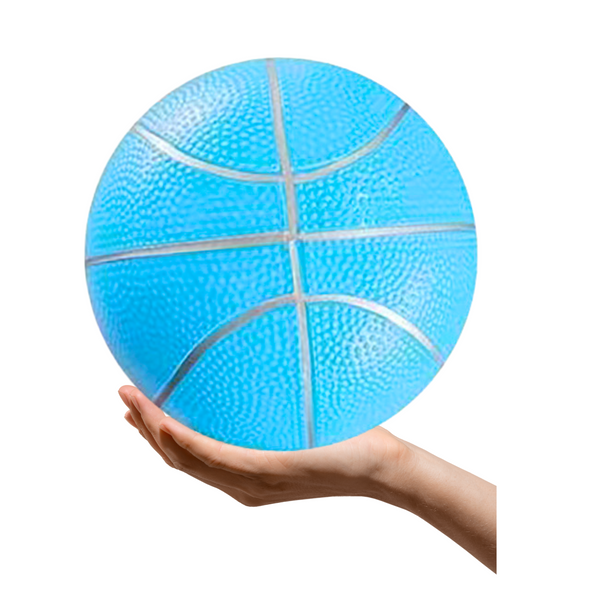 Piłka Plażowa Gumowa Pastelowa Lekka Niebieska 20cm 