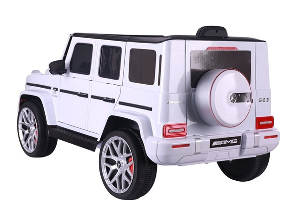 Auto na Akumulator Mercedes G63  Biały