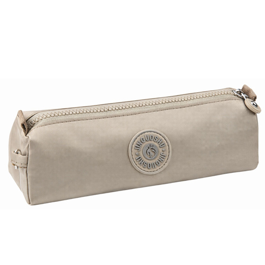 Piórnik Szkolny Organizer Jednokomorowy Srebrny 21,5cm