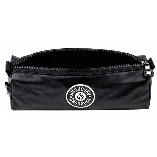 Piórnik Szkolny Organizer Jednokomorowy Czarny 21,5cm