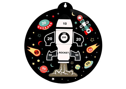  Dwustronna Tarcza Magnetyczna Rakieta Rzutki 6Szt