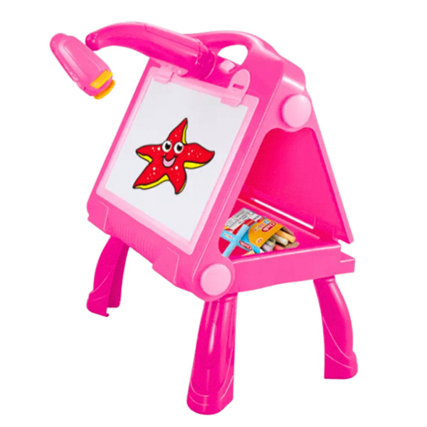 Tablica Sztaluga Projektor Stolik Do Malowania Rysowania 4w1 49 cm