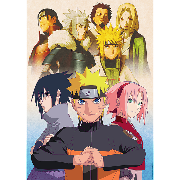 Puzzle - 1000 - Drużyna Naruto - Masashi Trefl - 10940