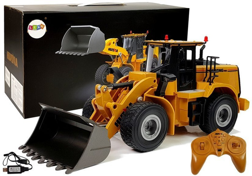 Buldożer Koparka Zdalnie Sterowany  2.4G 1:24 Huina Ruchoma Łyżka