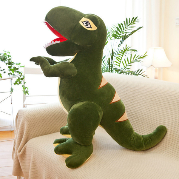 Pluszowa Maskotka Przytulanka Dinozaur Tyranozaur Zielony 35cm 