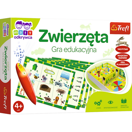 Gra dla dzieci Zwierzęta Magiczny ołówek Trefl 02111