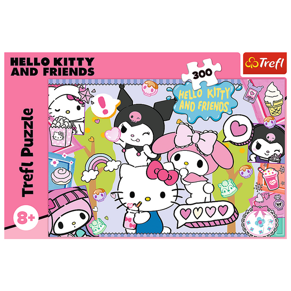 Puzzle - 300 - Szalone trio - Hello Kitty - Trefl 23039 