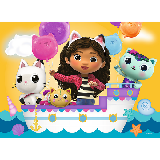 Puzzle - 20 miniMaxi - Kolorowy dzień Gabi - Koci Domek Gabi - Trefl 56041