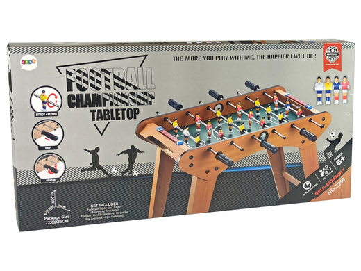 Duzy Stół Piłkarski Drewniany Gra Piłkarzyki 