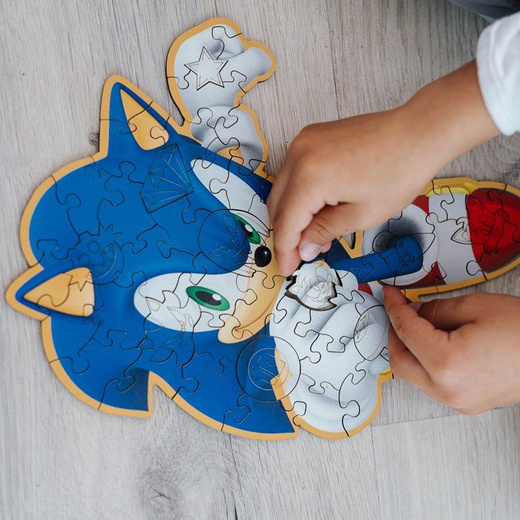 20203 "Wood Craft Junior 50 - Sprytny Sonic" / SEGA Sonic The Hedgehog FSC Mix 70% 20203