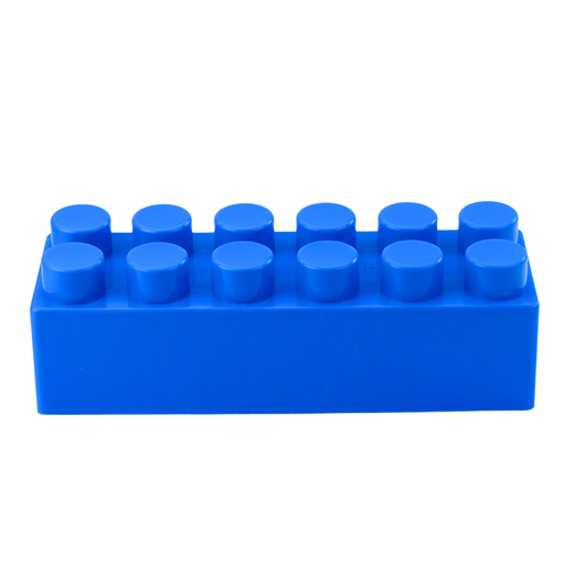 Zestaw Duże Klocki Konstrukcyjne W Torbie Kolorowe 28,5x9x9 cm 6el.