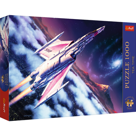 Puzzle - 1000 Premium Plus - Tea Time: Lot w kosmos Trefl 12075