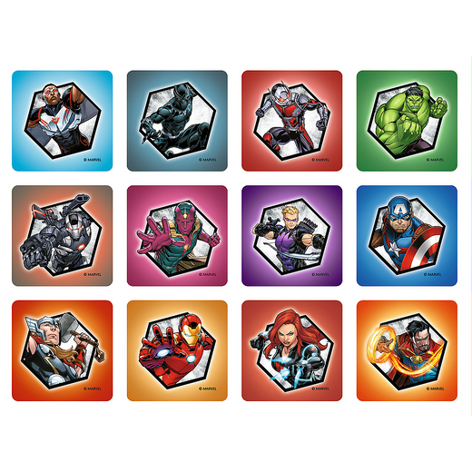 Puzzle + MEMOS - 2w1 (30,48) - Bohaterowie w akcji - Marvel The Avengers - Trefl 93333