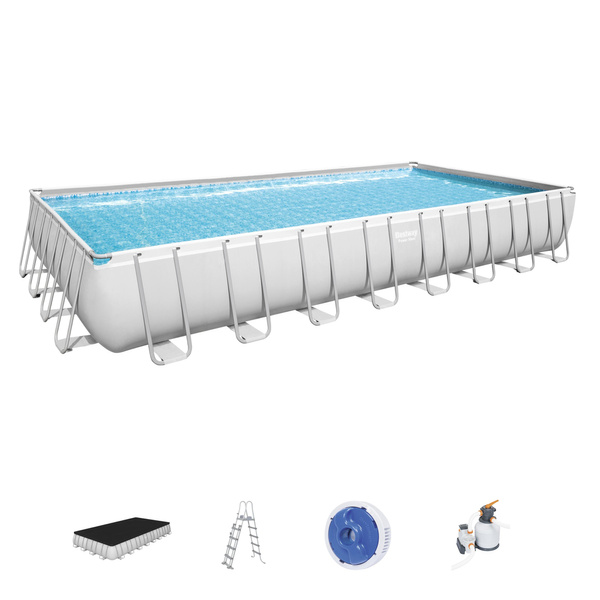 Basen Ogrodowy Stelażowy 956 x 488 x 132 cm Bestway 56623
