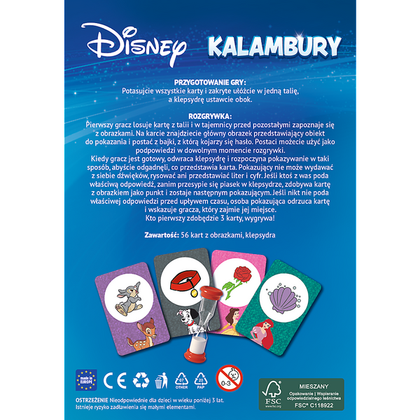 Gra podróżna Kalambury Disney Trefl 02687 