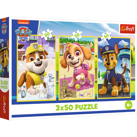 Puzzle - 3x50 - Nasze pieski - Psi Patrol - Trefl 34878