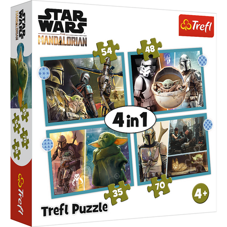 Puzzle - "4w1" - Mandalorian Trefl  34397